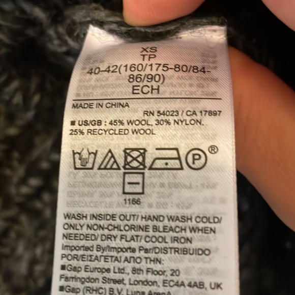 NWT Banana Republic Italian Wool Blend Marled Mockneck Sweater - Picture 11 of 12